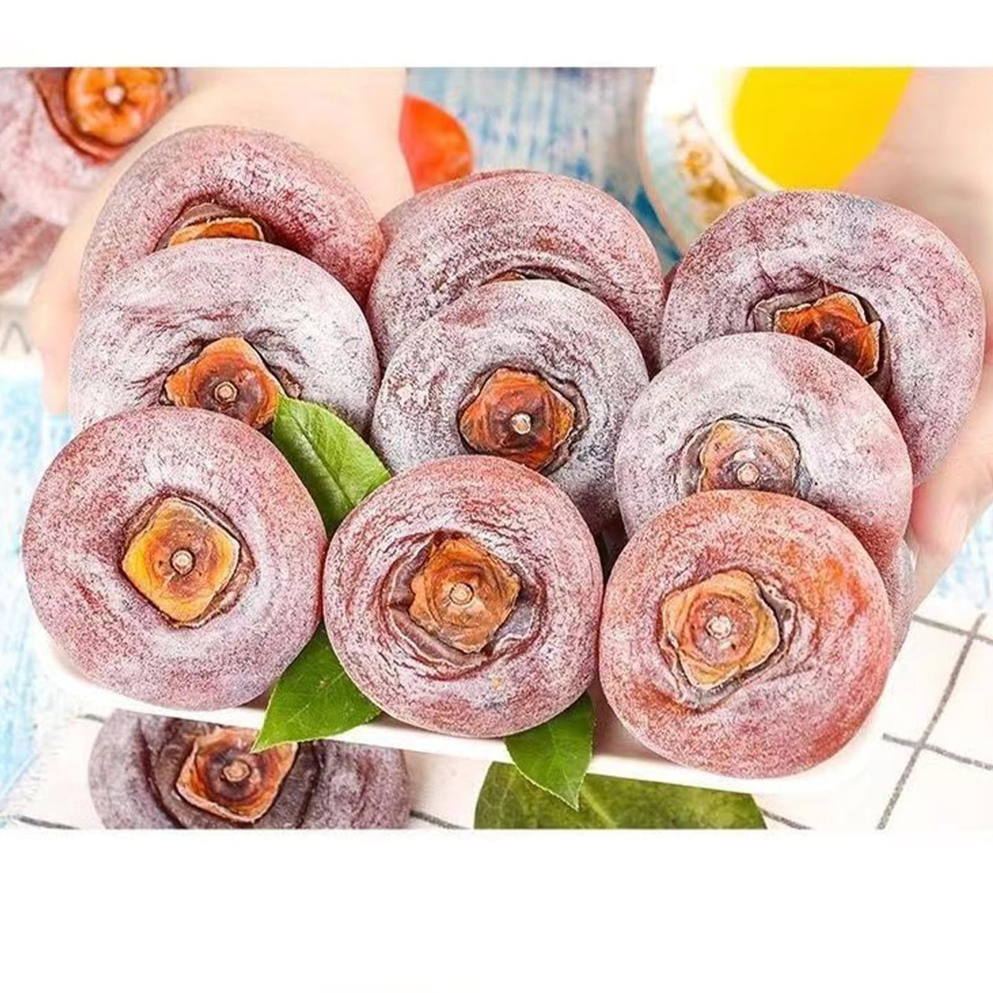 Dried Persimmons, Persimmon, Persimmons Fruit Fresh, Dried Persimmon No Sugar Added, Dehydrated Unsweetened Driedfruit For Snack