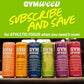 GYM  Athletic Focus Drink with KSM-66 Ashwagandha  Lions Mane Mushroom  L-Theanine  200mg Green Tea Caffeine with Natural Sweeteners Sour and Sweet Variety of Flavors  12 Pack