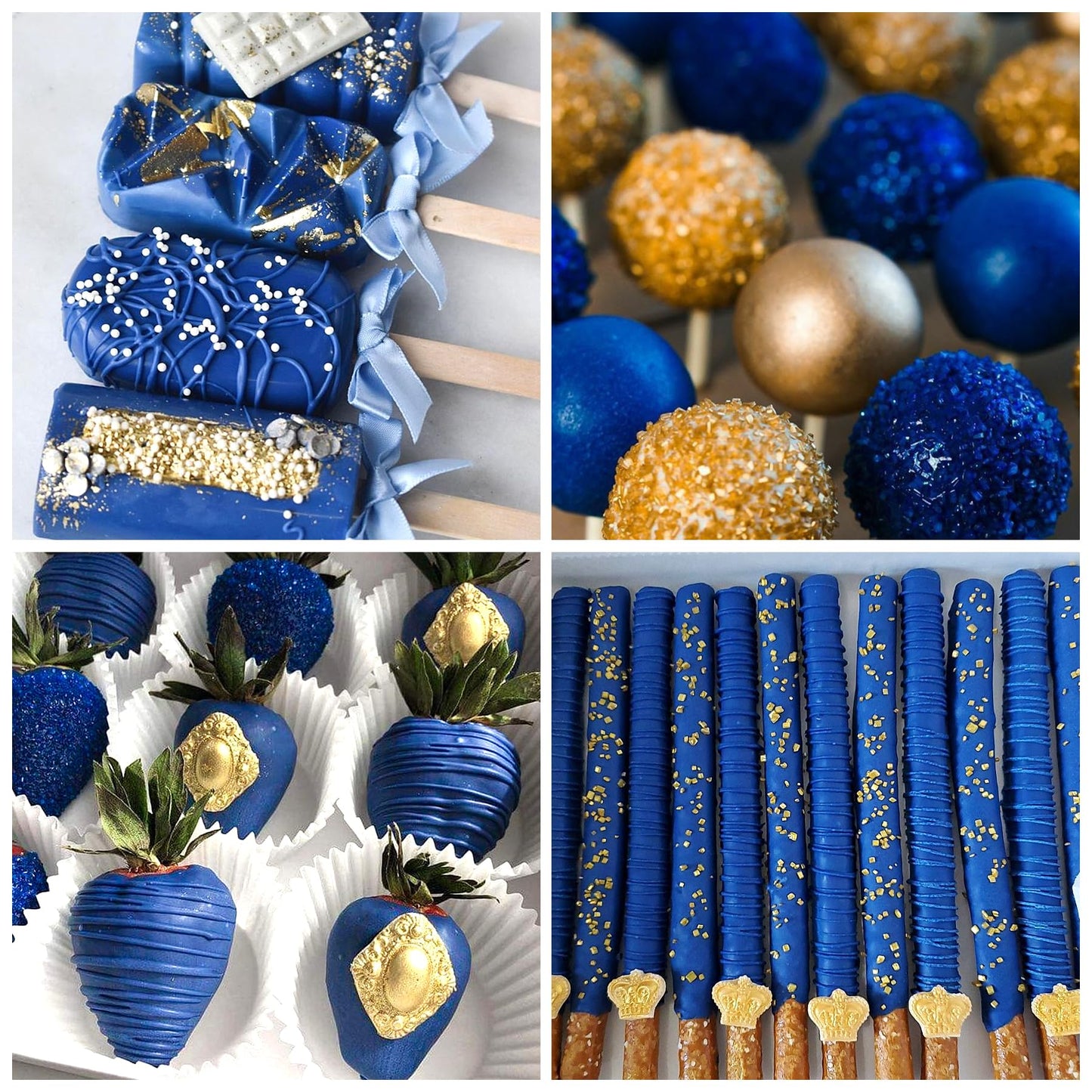 Royal Blue Oil Based Food Coloring For Chocolate 2 Fl Oz Professional Concentrated Royal Blue Oil Food Dye For Melting Chocolate