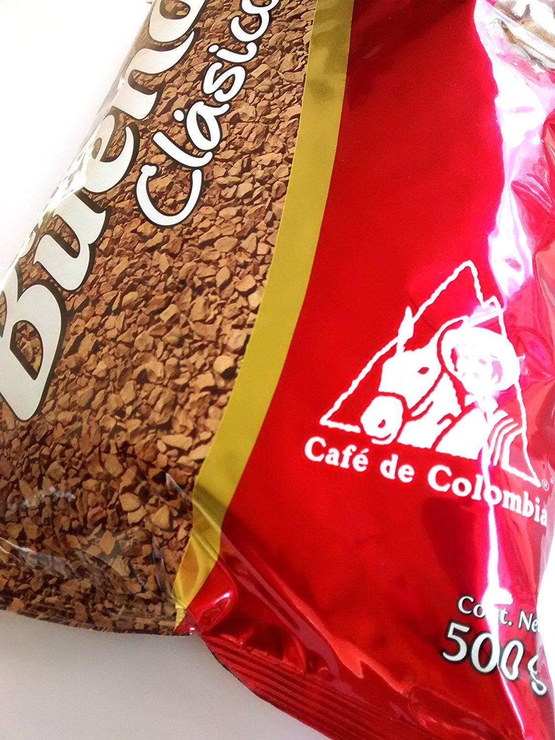 Buendia Instant Coffee - 100% Colombian Freeze Dried - 17.6 oz (500g) - Pack of 1