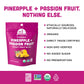 Mavuno Harvest Organic Fruit Snacks - Chewy Fruit Bites - Non-GMO - 1.94 oz (Pack of 3) - Pineapple & Passionfruit