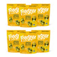 Freestyle Snacks Olive Snack Packs - Jumbo Green Olives, All Natural, Non-GMO, Lemon Garlic, 4oz (6 Pack)