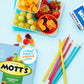 Motts Fruit Flavored Snacks, Assorted Fruit, Pouches, 0.8 oz, 22 ct