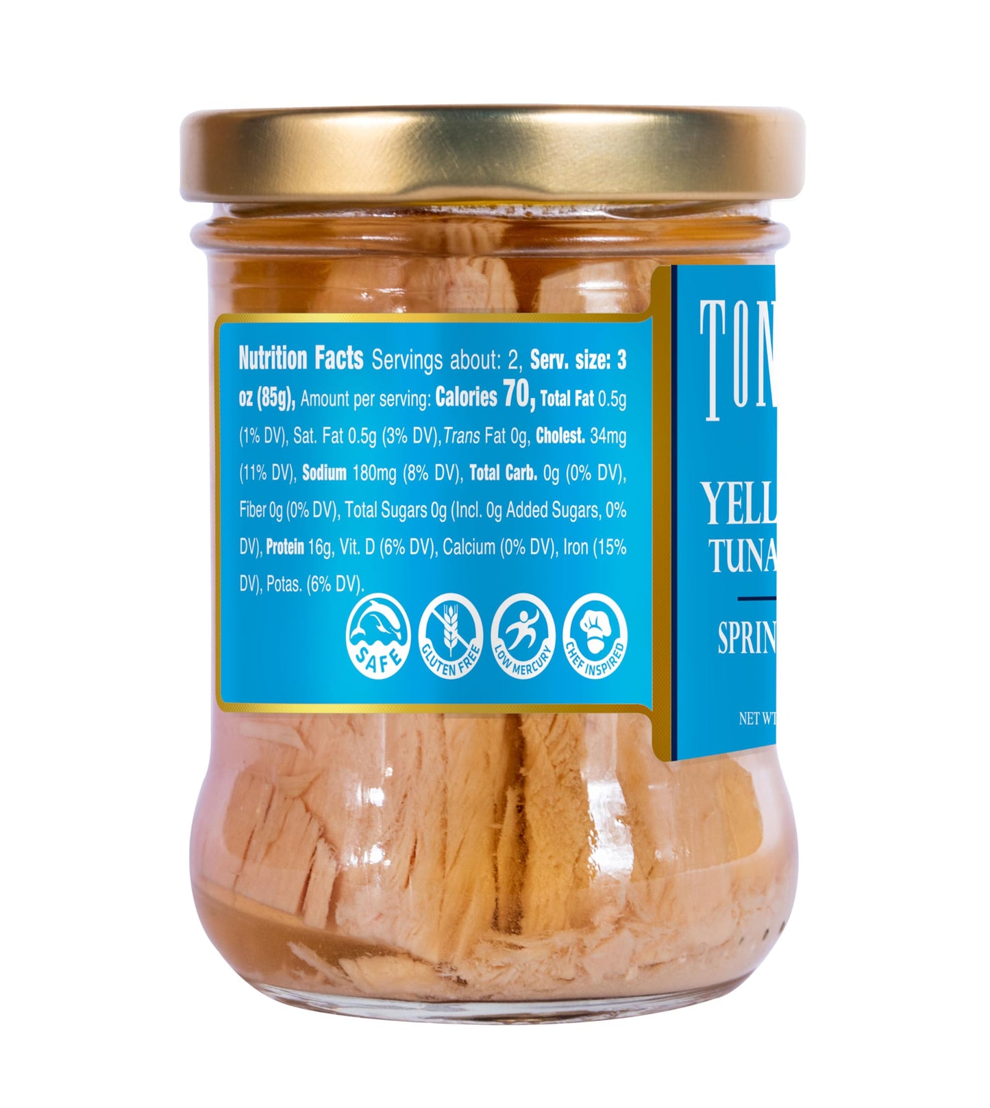 Tonnino Tuna Fillet in Water, 6.7 oz