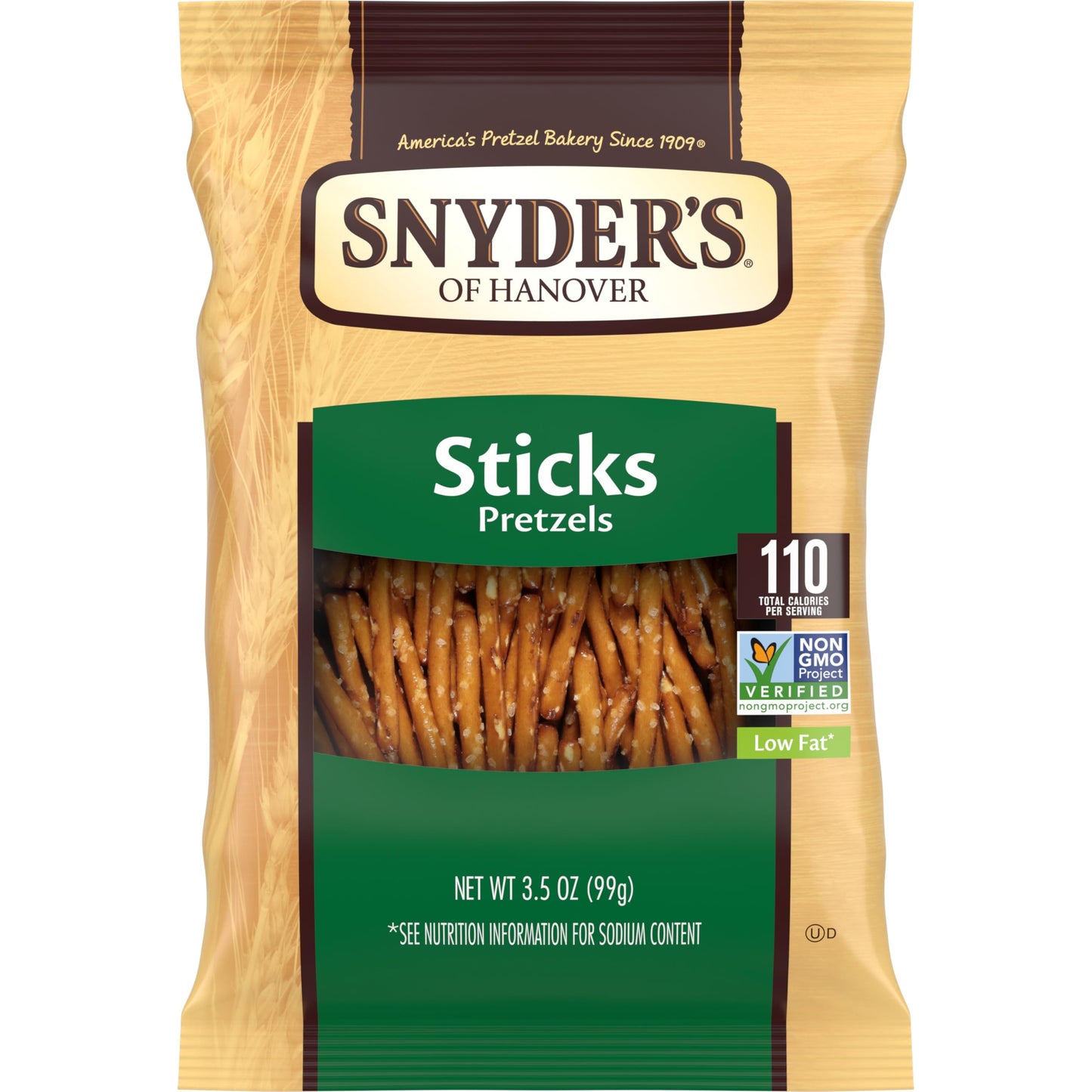Snyder s of Hanover Pretzel Sticks, 3.5 Ounce (Pack of 8)