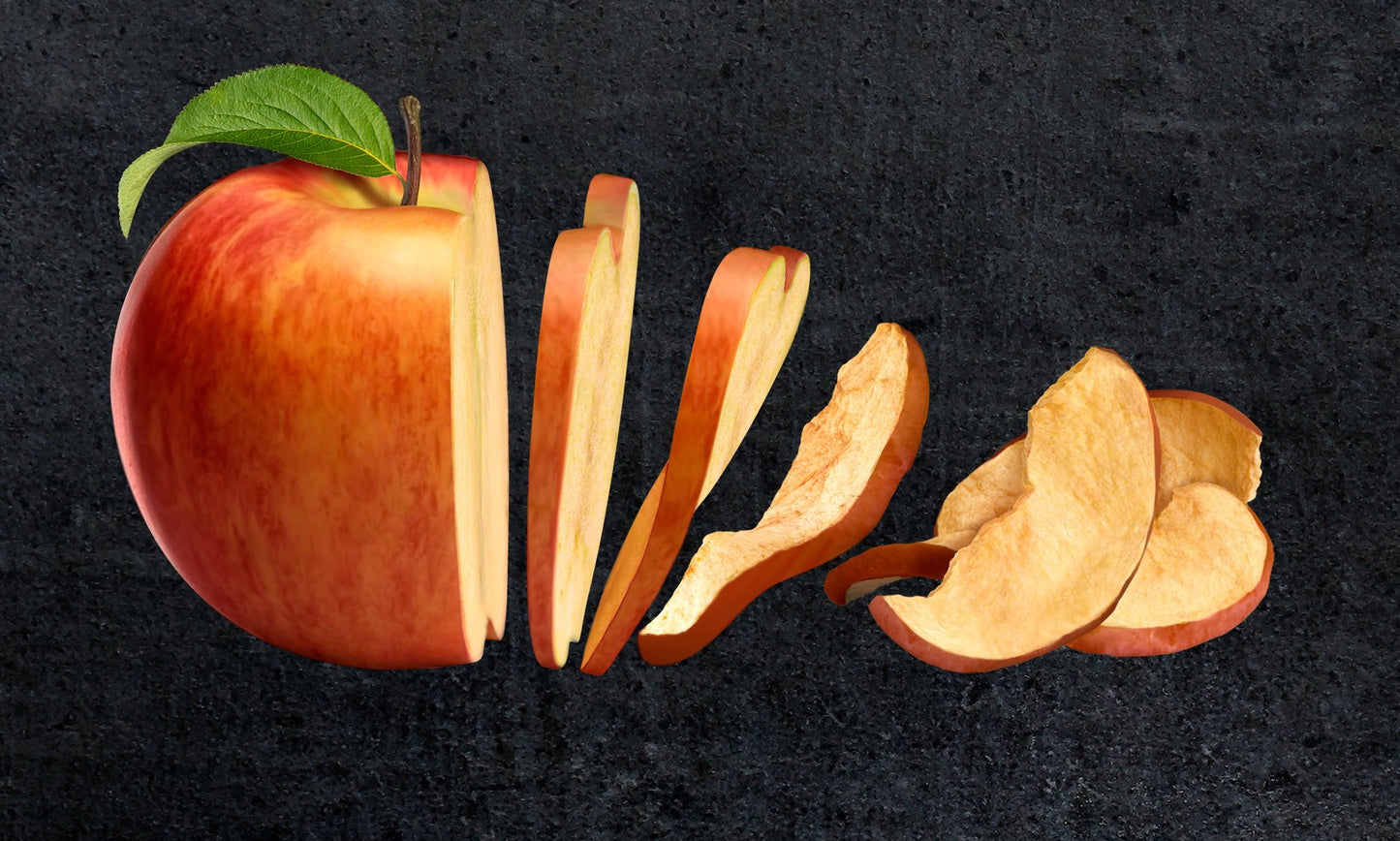 Bare Baked Crunchy Organic Apple Chips, Fuji & Reds, Gluten Free, 3 Ounce Bag, 6 Count