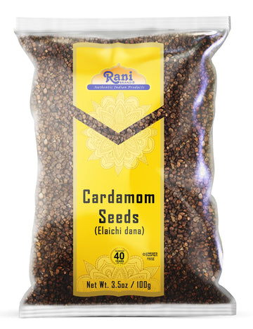 Rani Cardamom (Elachi) Decorticated Seeds Indian Spice 3.5Oz (100G) ~ All Natural | Vegan | Gluten Friendly | Non-Gmo | Kosher | Indian Origin