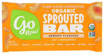 Go Raw Bar Apricot Sprtd Org 1.8Oz
