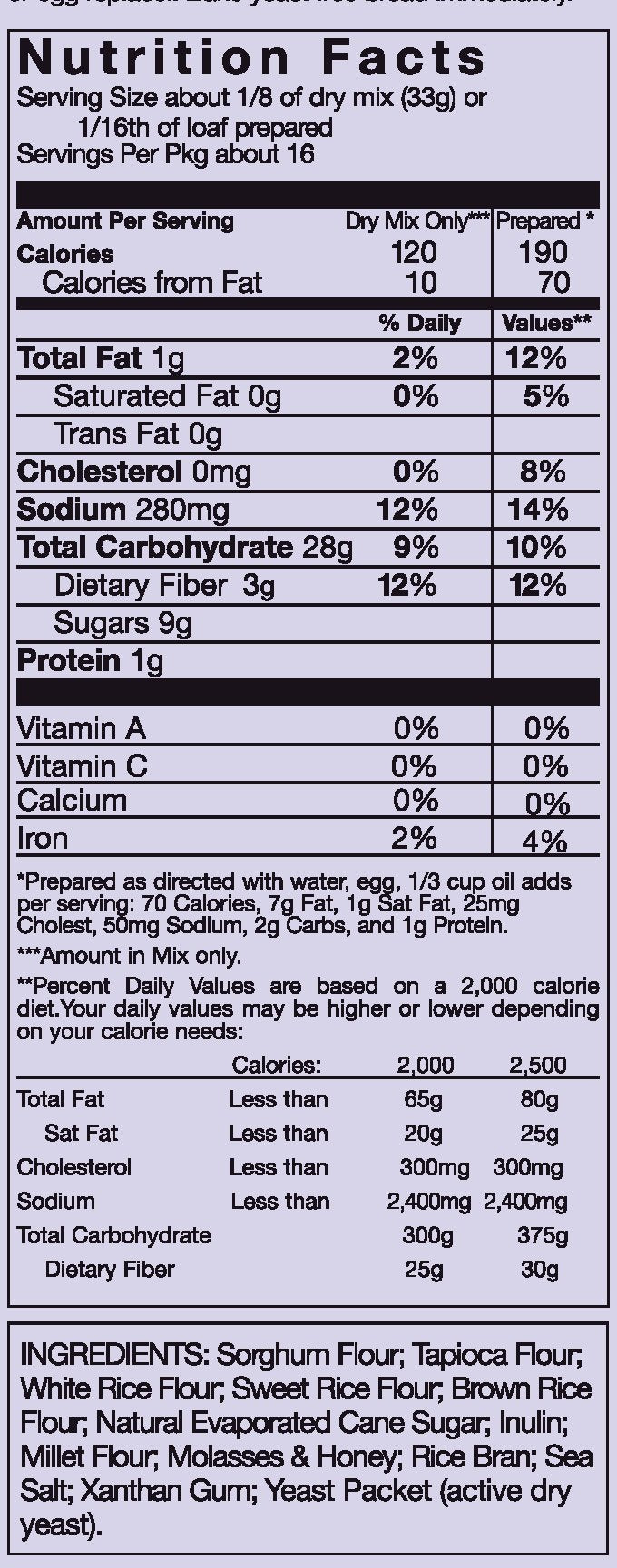 Pamela'S Products Gluten Free Bread Mix, 19 Oz