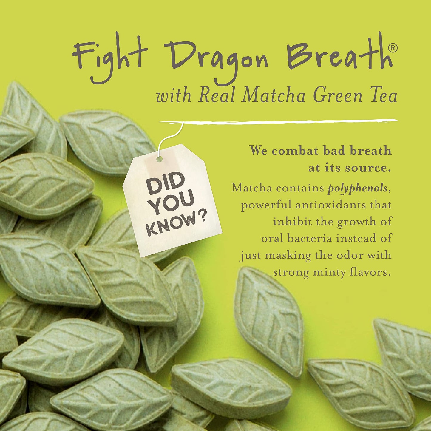 Sen Cha Naturals Green Tea Mints, Sugar-Free Breath Mints, Made With Organic Japanese Matcha Green Tea, Gluten-Free, Sugar-Free,