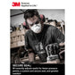 3M 8511 Particulate Disposable Respirator, N95, Pack Of 80, Niosh Approved, Cool Comfort And Fewer Pressure Points With Dual Point Attachment For Grinding, Sanding, Sawing, Sweeping, Dust, Smoke