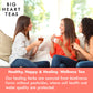 Big Heart Tea Co. Tea Bags - Cup of Love Red Rose - Certified Organic, Floral Ayurvedic Herbal Decaf Tea in Zero Plastic Sachets