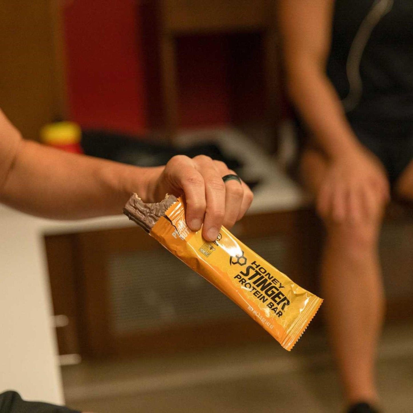 Honey Stinger Protein Bar, Peanut Butta, Protein Packed Food For Exercise, Endurance And Performance, Sports Nutrition Snack For Home & Gym, Post Workout, Box Of 15