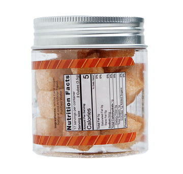 Bear Necessities Gourmet Sugar Cubes – Caramel Infused Sugar Cubes Handcrafted W/Pure Cane Sugar – Perfect For Coffee, Tea & Cocktails – Hostess Gift & Bar Accessory - 70G Jar - About 35 Cubes