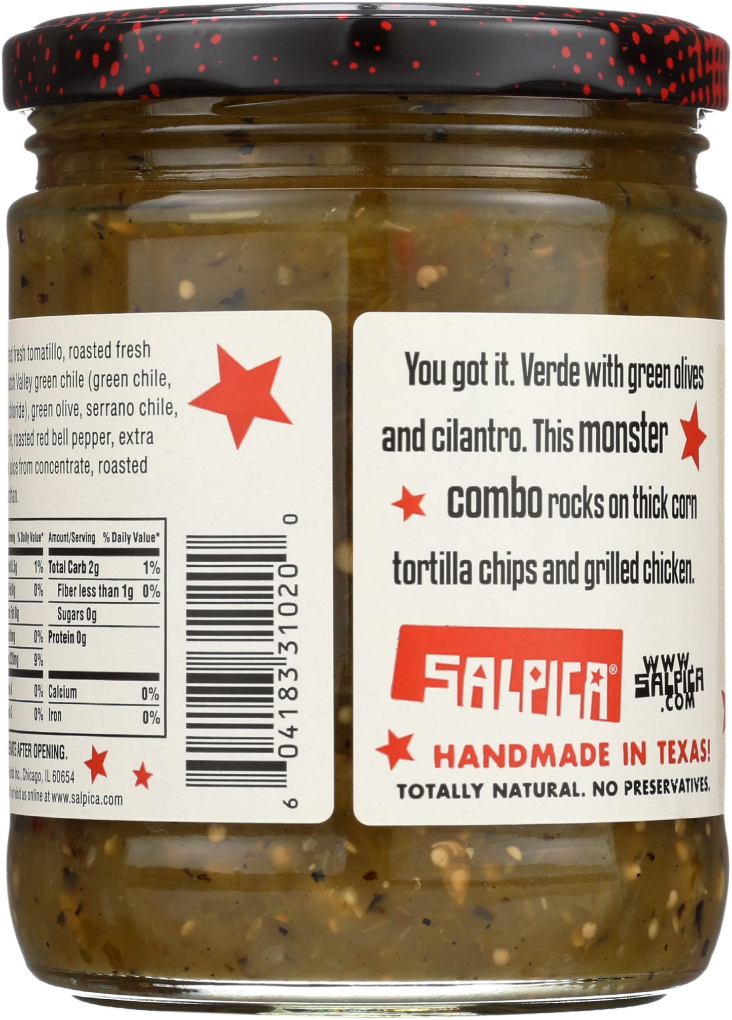 Salpica Green Olive Salsa 16Oz