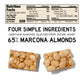 South 40 Snacks Marcona Almond Bar, Extra Crunchy Nut Snack Bar, Simple Ingredients, Honey And Sugar, Delicious Healthy Whole Ma
