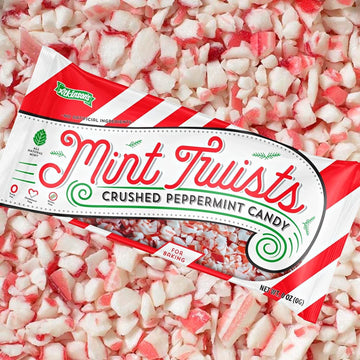 Atkinsons Mint Twists Crushed Peppermint Candy 8 oz Bag Multi Color