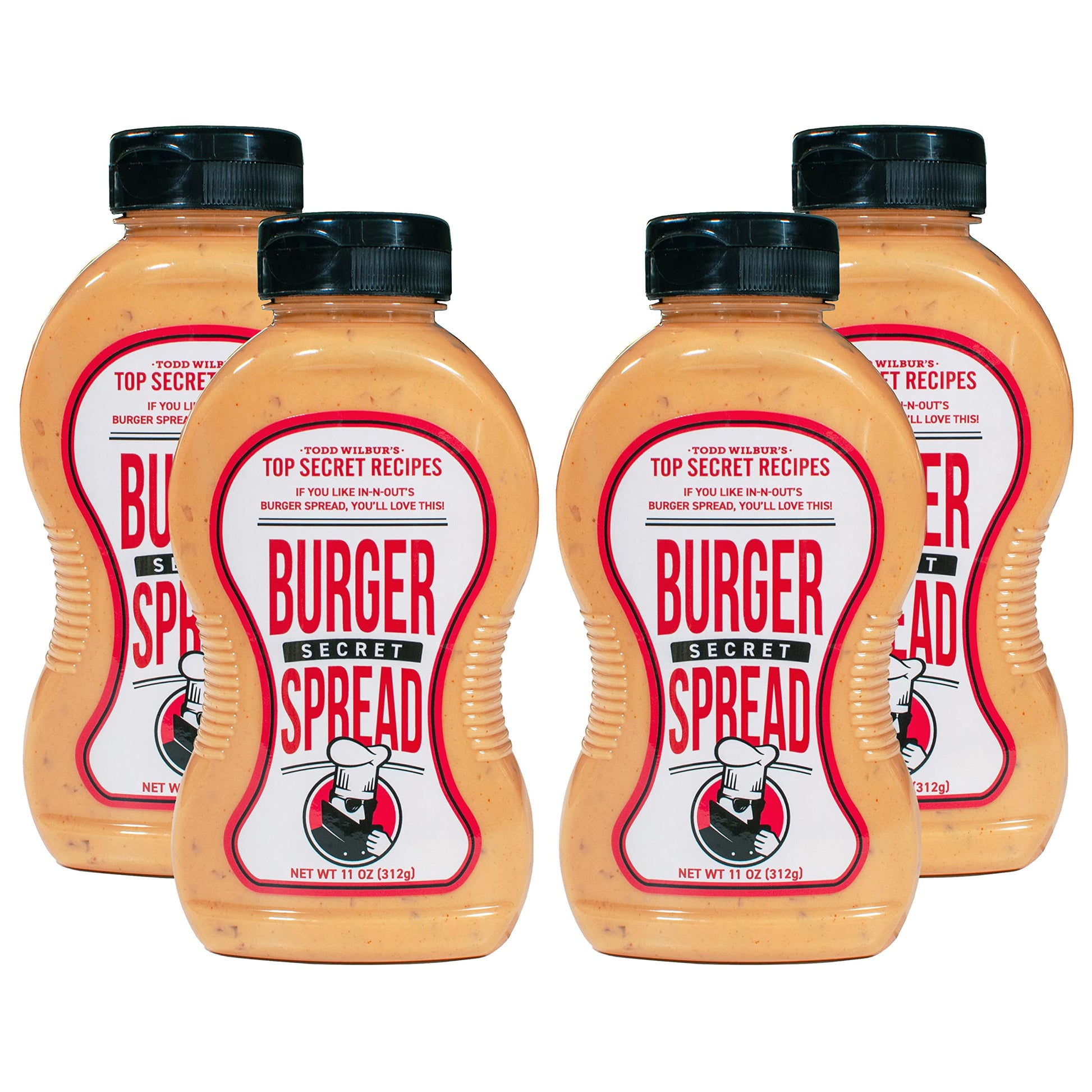Todd Wilbur's Top Secret Burger Secret Spread (Like In-N-Out Burger Sauce) - Use on Burgers, Sandwiches, and Wraps - MSG & Glute
