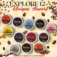 InfuSio Coffee Pods Variety Pack - 48 Count  12 Crafted Medium & Dark Roast Blends and Artisan-Inspired Flavors Like spirit-inspired flavor Pecan & Butter Toffee  Revival Roaster Collection  Compatible with Keurig 2.0 malt-inspired