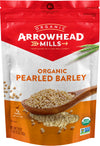 Arrowhead Mills Organic Pearled Barley, 28 oz Bag (Pack of 6)
