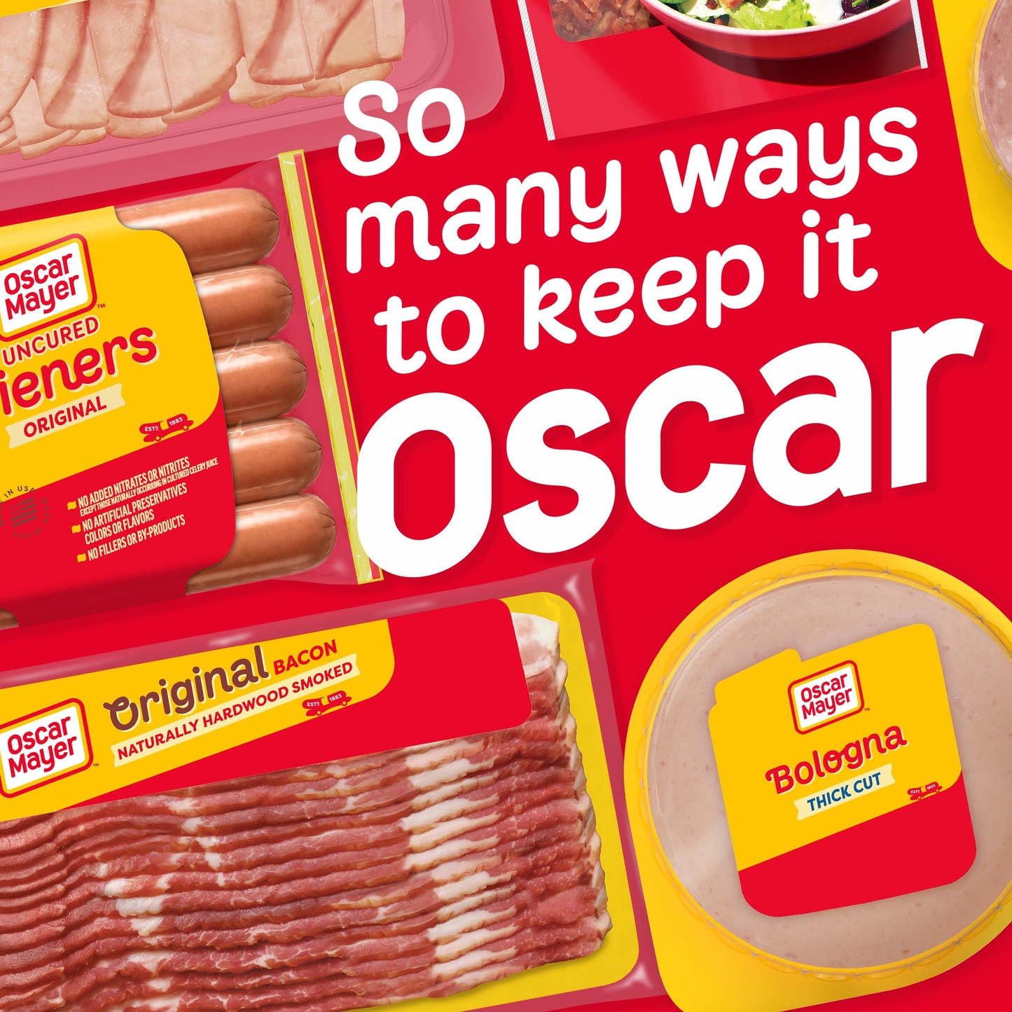 Oscar Mayer Thick Cut Bologna Sliced Lunch Meat (16 oz Pack)