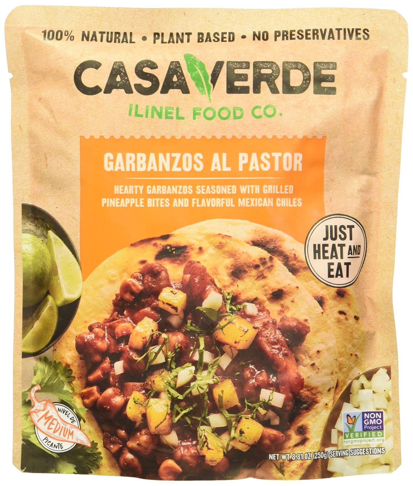 Casa Verde - Garbanzos Al Pastor - Case Of 6-8.81 Ounces