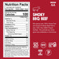 Chomps Beef Jerky Snack Sticks - Smoky BBQ, 10-Pack, 1.15 Ounce, Keto, Gluten-Free, Non-GMO, Zero Sugar