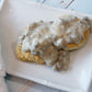 Moms Place Gluten-Free Biscuit & Country Gravy Mix  Dairy Free  Nut Free & Soy Free Easy to Make  Makes 8-9 Biscuits 13.5 oz.