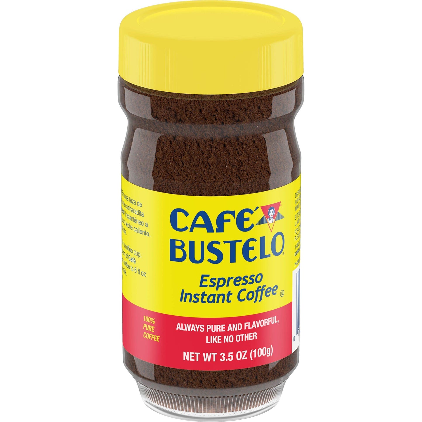 Café Bustelo Espresso Style Dark Roast Instant Coffee, 3.5 Ounces, Model 453400-01102