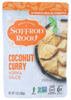 Saffron Road Coconut Curry Simmer Sauce, 7oz - Non-GMO, Gluten Free, Halal, Kosher, Vegetarian