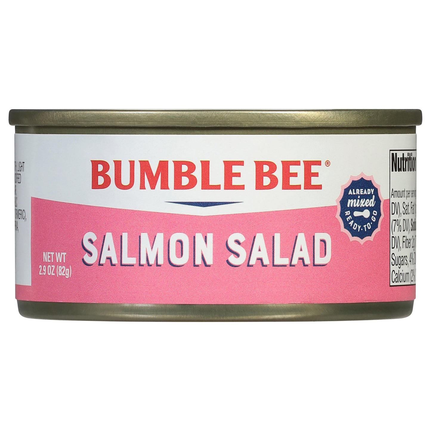 Bumble Bee Snack On The Run Salmon Salad With Crackers Kit, 3.5 Oz (Case Of 12) - Ready To Eat, Spoon Included - Wild Caught Salmon - Shelf Stable & Convenient Protein Snack