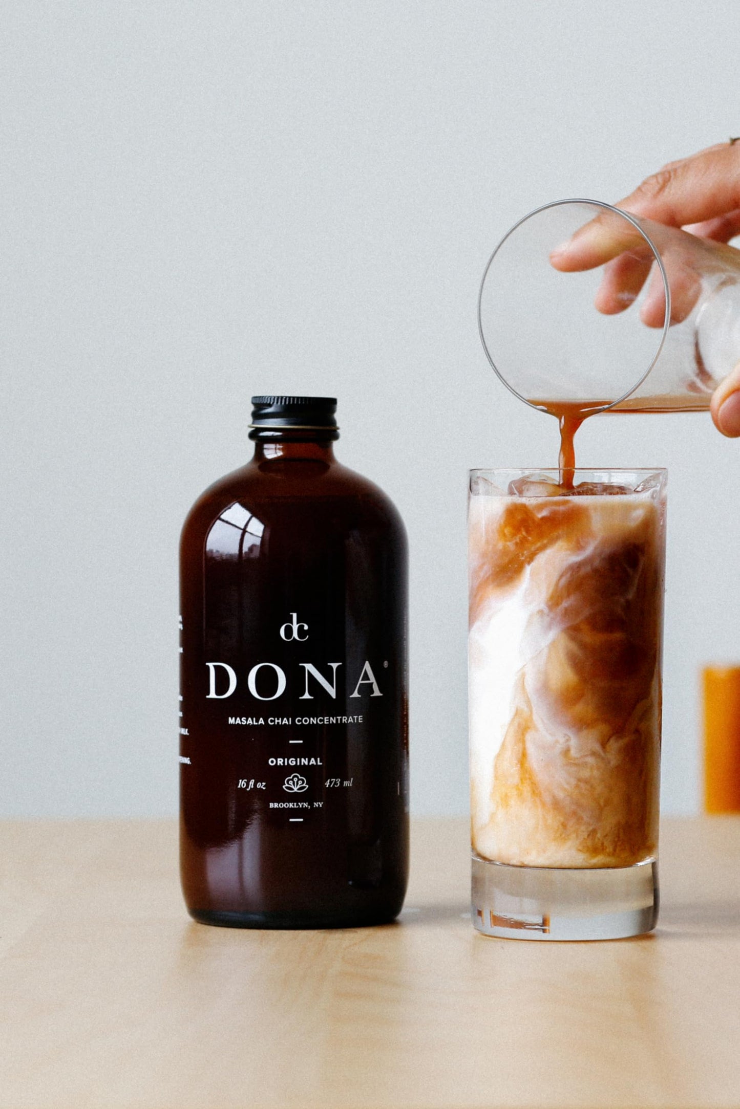 Dona Original Masala Chai Concentrate, Small-Batch, Single-Origin Spices, Hot Or Iced Chai, 32 Fl Ounce Bottles (Pack Of 2)