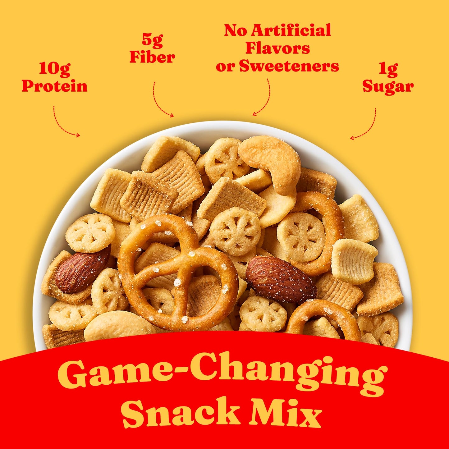 Catalina Crunch Protein Snack Mix - 10g Protein, 1g Sugar per Serving - Good Source of Fiber, Keto, Gluten Free - Traditional, 5