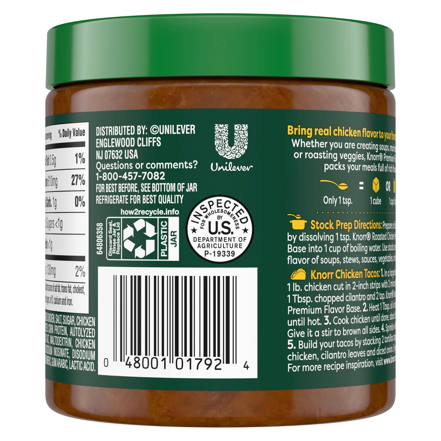 Knorr enhanced Flavor Base Roasted Chicken Versatile & Easy to Use 11 OZ