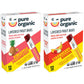 Pure Organic Layered Fruit Bars, Gluten Free, Vegan Fruit Snacks, Variety Pack, 12.4oz Box (24 Bars)