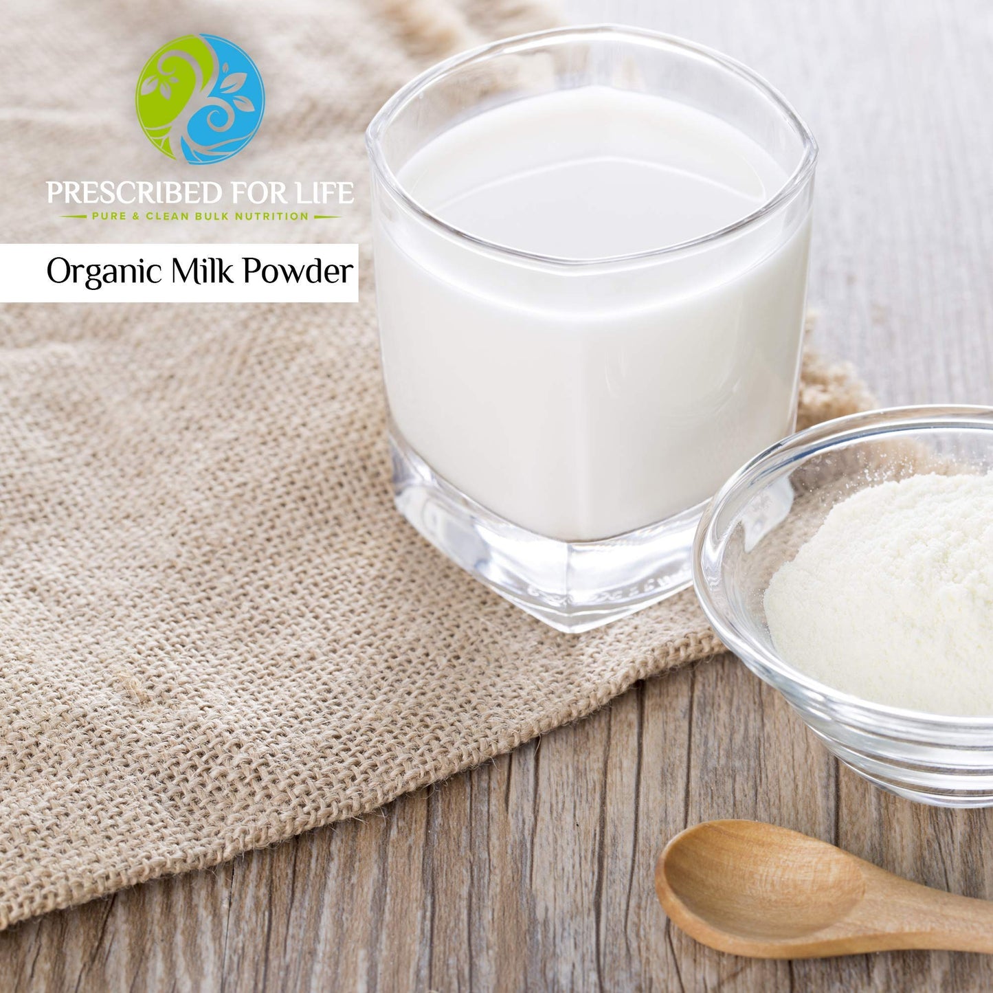 Organic Dry Milk Powder | Usda Grade A Whole Milk Rbst & Rbgh Free, Non-Gmo, Kosher | Shelf Stable Powdered Milk, 25 Kg
