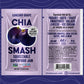 Chia Smash Concord Grape Jam Squeeze Packets | Natural, Keto & No Sugar Added | Vegan & Upcycled Fruit Spread | Low-Calorie, Sup