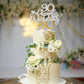 Gyufise 1Pcs 30 Pearl Wedding Cake Topper Glitter 30 Pearl Years Cake Pick Decoration For Happy 30Th Anniversary Wedding Party C