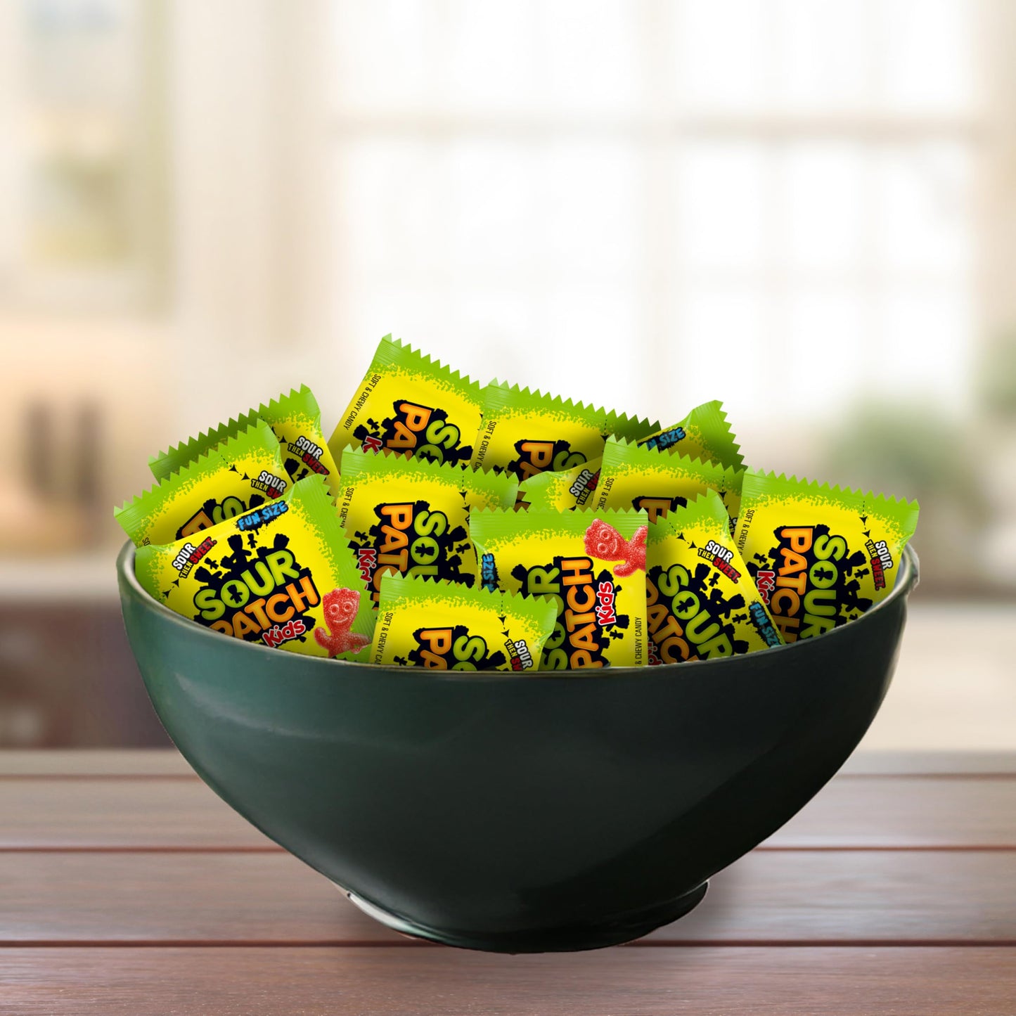 SOUR PATCH KIDS Soft & Chewy Candy  Bulk Christmas Candy Stocking Stuffers  140 Snack Packs