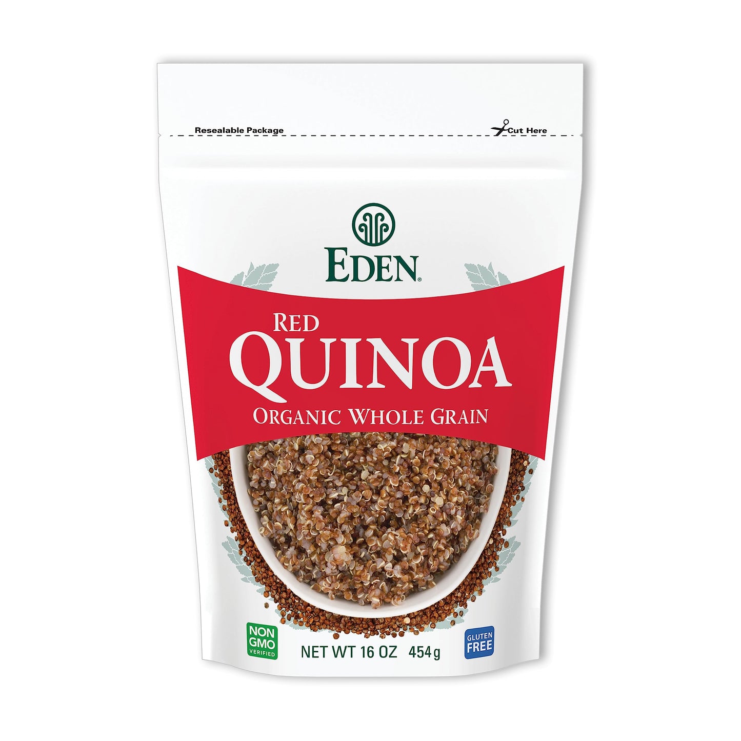 Eden Organic Red Quinoa, 16 oz Bag, Imported, Andean