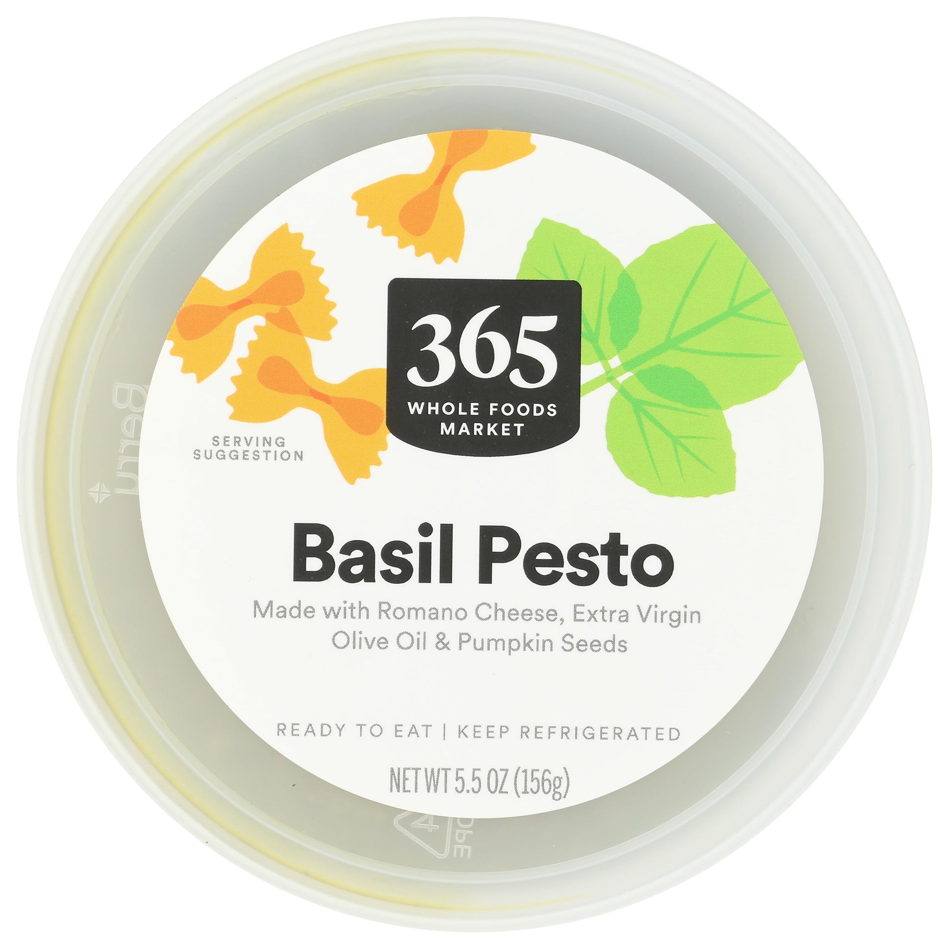 Whole Foods Market, Basil Pesto Sauce, 5.5 Ounce