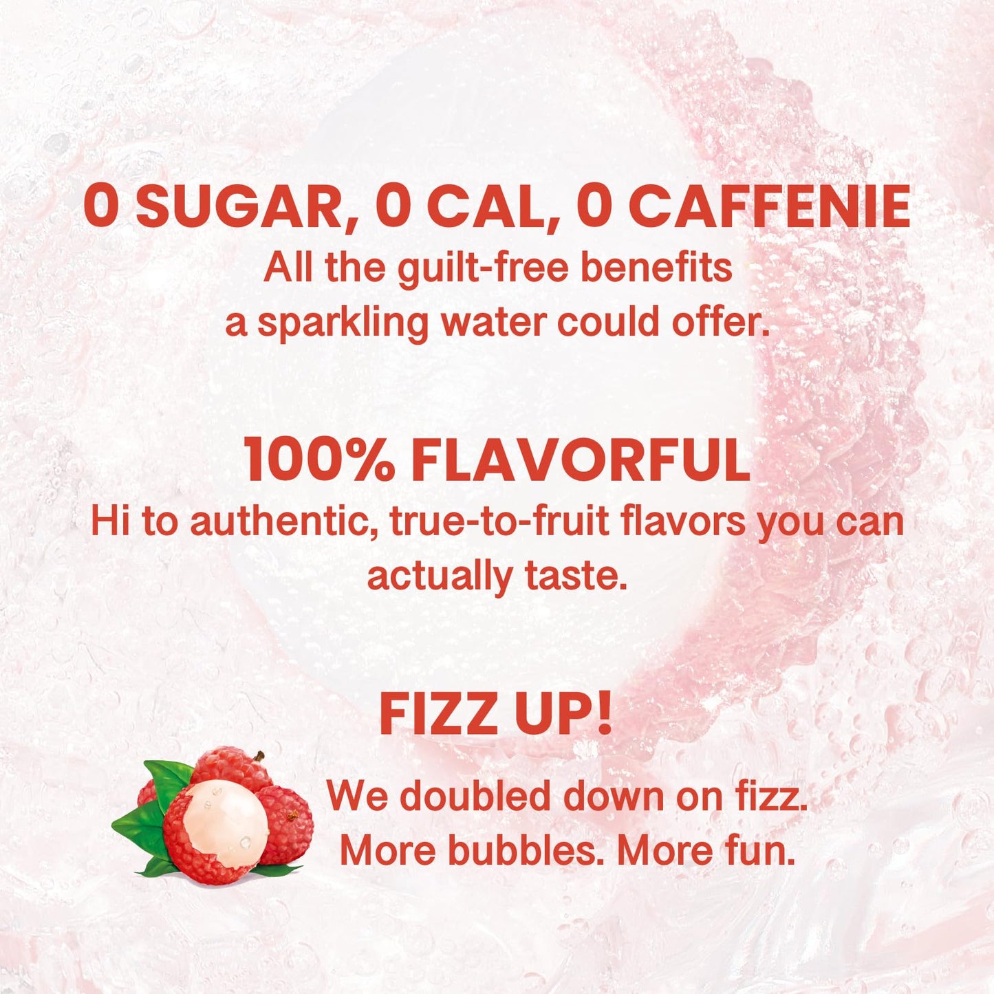 CHI FOREST Sparkling Water Beverage  Lychee & Orange drinks  Zero Sugar or Artificial Flavor  11.16 fl oz Cans (Pack of 12)
