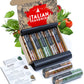 TIMBER TASTE Italian Spice Gift Set - Gourmet Italian Seasoning Blends - Spices & Seasoning Set for Men & Women - Italian Spices