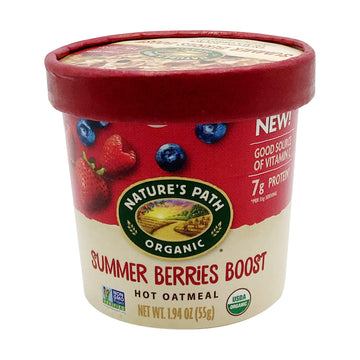 Natures Path Organic Summer Berries Oatmeal Cup 1.94 Oz
