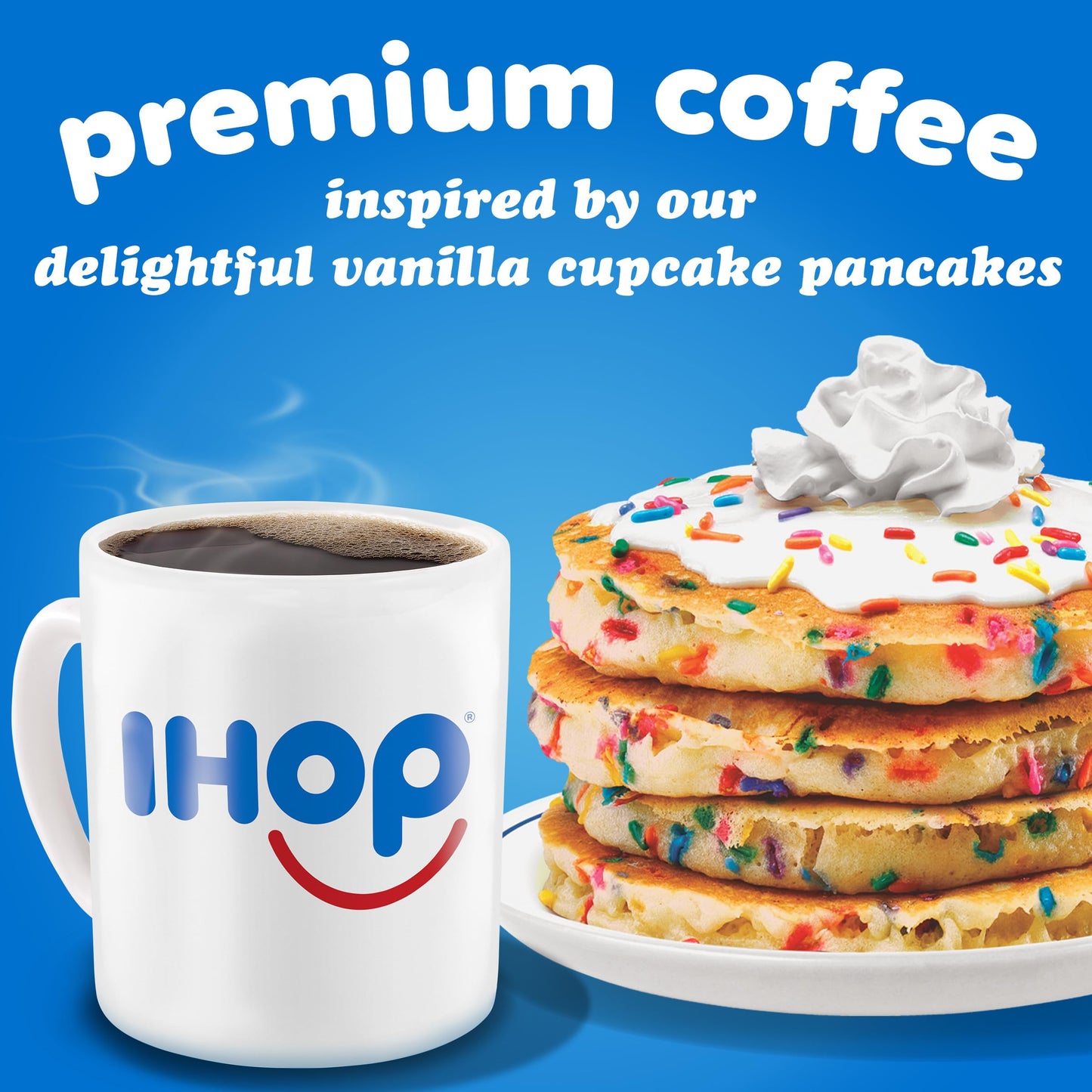 Ihop Vanilla Cupcake Artificially Flavored Keurig K-Cup Coffee Pods, 10 Ct Box
