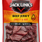 Jack Links Beef Jerky Sweet & Hot, 8 Ounce Bag, 9g Protein, 96% Fat Free, No Added MSG or Nitrates/Nitrites