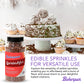 Bakerpan Blue And White Nonpareils Sprinkles - 5.1 Ounces Sprinkles For Cake Decorating - Edible Nonpareils For Cupcakes, Ice Cream, Cake Decorations (Made In Usa)