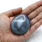 Dendrite Agate Palm Stone - Pocket Massage Worry Stone For Natural Body Chakra Balancing, Reiki Healing And Crystal Grid