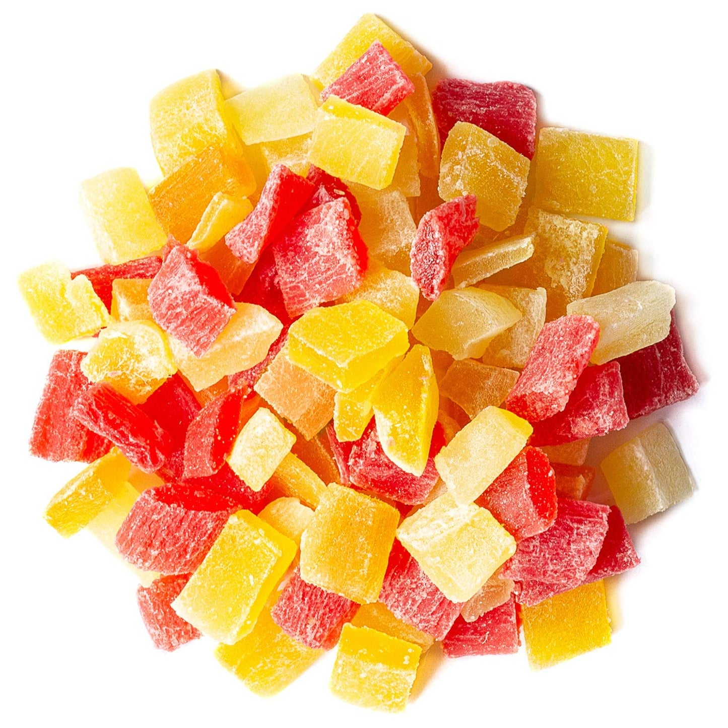 Food To Live Diced Fruits Mix, 4 Ounces - Contains Dreid And Diced Mango, Pineapple, Papaya. Sweetened, Unsulfured, Candied Vega