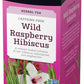 Stash Tea Wild Raspberry Hibiscus Herbal Tea, 6 Boxes of 30 Tea Bags Each (180 Tea Bags Total)